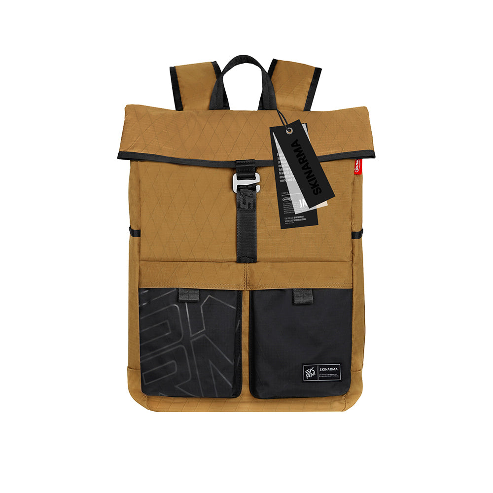 Skinarma Jager Serisi Naylon Scout Sırt Çantası Kahverengi