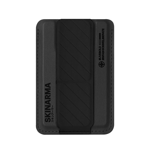 SkinArma Kado 2 Hazneli Magnetik Standlı Kartlık Füme