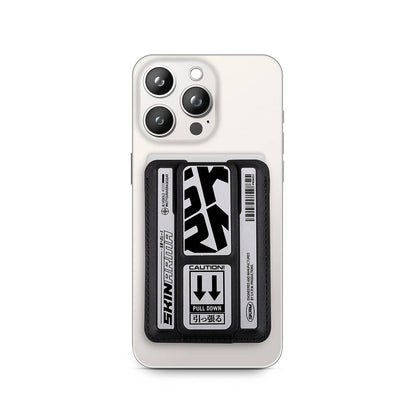 SkinArma Kado Kira Kobai Holografik Tasarımlı Standlı Deri Görünümlü Kartlık Colorful