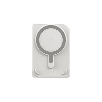 Skinarma Nexus Mecha Kablosuz ve PD Hızlı Şarj Özellikli Metal Standlı Taşınabilir Powerbank 20W 5000mAh Gold