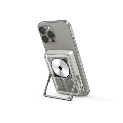 Skinarma Nexus Nova Kablosuz ve PD Hızlı Şarj Özellikli Standlı Taşınabilir Powerbank 20W 5000mAh Siyah