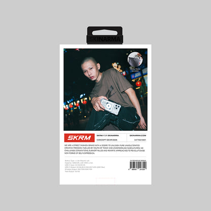 Skinarma Nexus Nova Kablosuz ve PD Hızlı Şarj Özellikli Standlı Taşınabilir Powerbank 20W 5000mAh Siyah