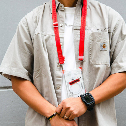 SkinArma Scout Serisi Logolu Telefon Boyun Askı Kayışı Gri