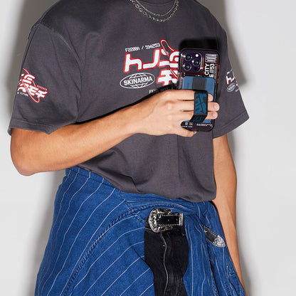 SkinArma Spunk Serisi Standlı PU Deri Kartlık Koyu Yeşil