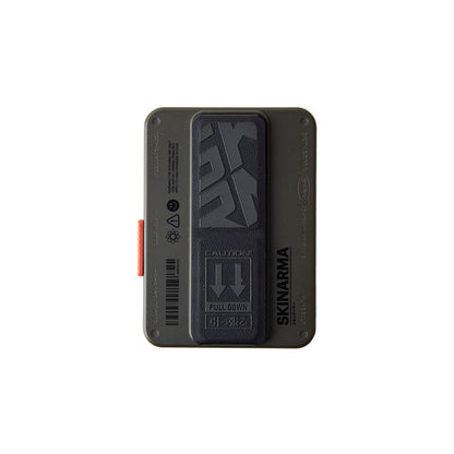 SkinArma Spunk Serisi Standlı PU Deri Kartlık Koyu Yeşil