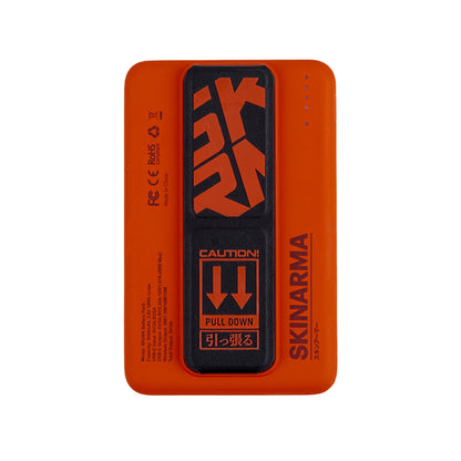 SkinArma Spunk Taşınabilir Wireless Şarj ve PD Hızlı Şarj Özellikli Powerbank 15W 5000mAh Krem