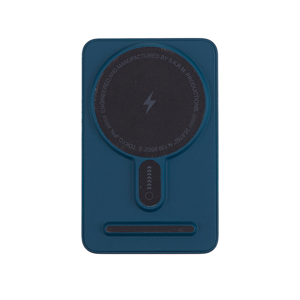 SkinArma Spunk Taşınabilir Wireless Şarj ve PD Hızlı Şarj Özellikli Powerbank 15W 5000mAh Turuncu