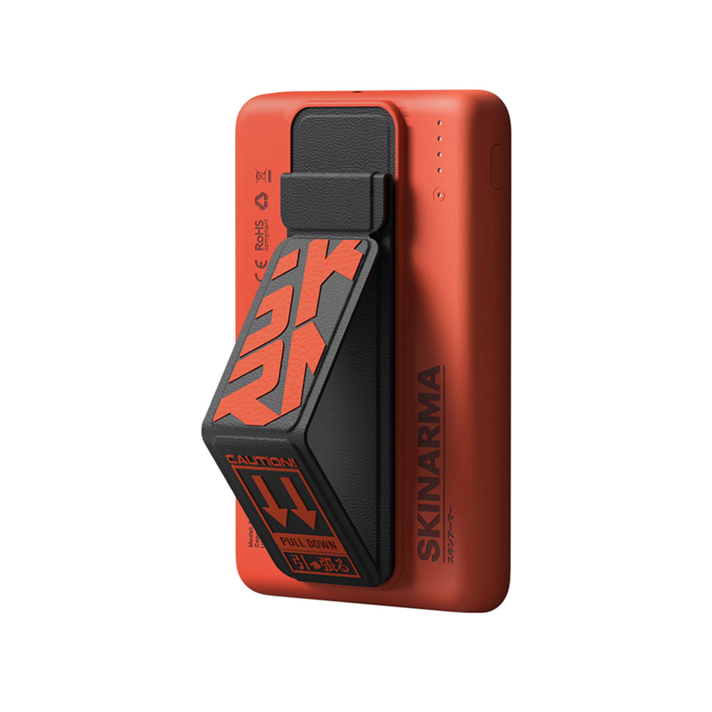SkinArma Spunk Taşınabilir Wireless Şarj ve PD Hızlı Şarj Özellikli Powerbank 15W 5000mAh Mavi