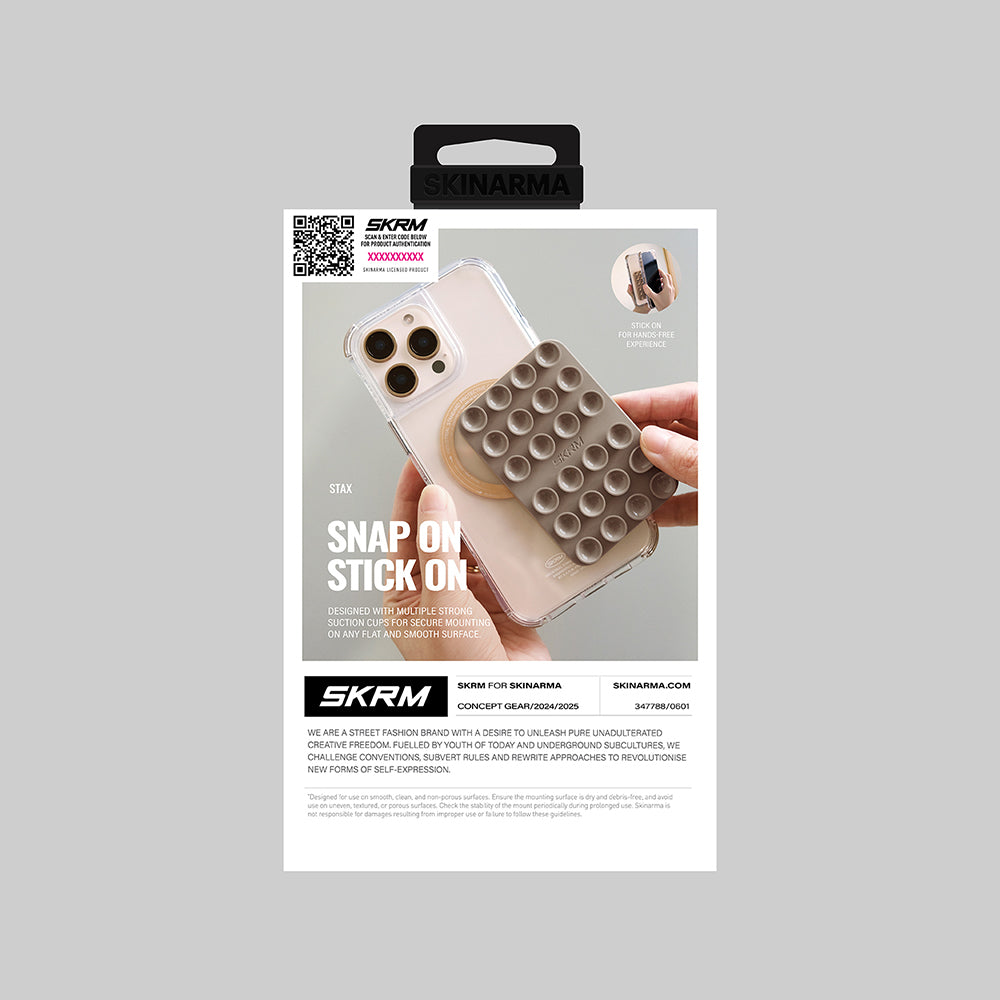 Skinarma Stax Magnetik Vakumlu Telefon Tutucu Turuncu