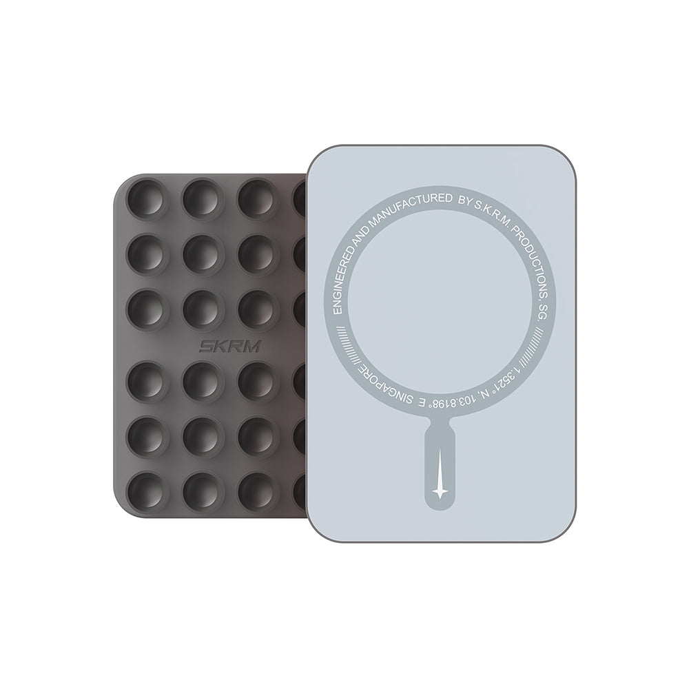 Skinarma Stax Magnetik Vakumlu Telefon Tutucu Beyaz