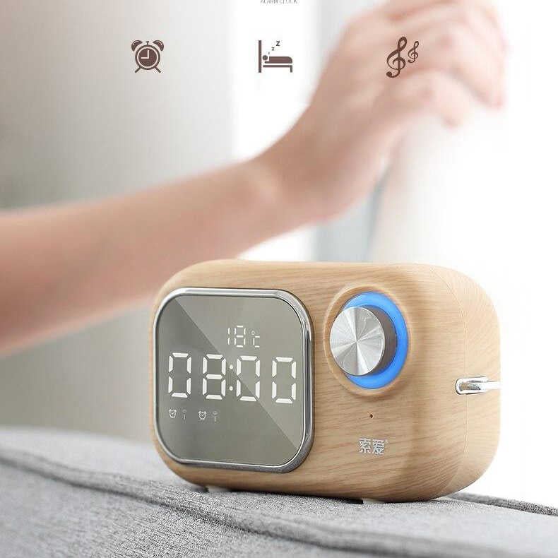 Soaiy E16 Bluetooth Speaker Hoparlör Mavi