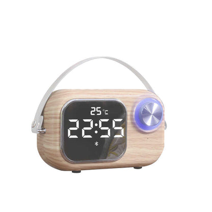 Soaiy E16 Bluetooth Speaker Hoparlör Kahve Açık