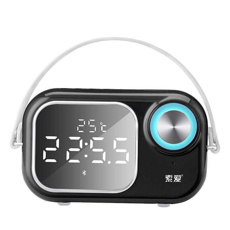 Soaiy E16 Bluetooth Speaker Hoparlör Siyah