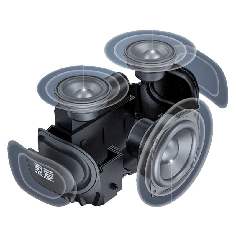 Soaiy K1 Bluetooth Speaker Hoparlör Beyaz