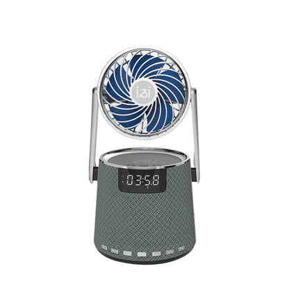 Soaiy K8 Fanlı Bluetooth Speaker Hoparlör Gri