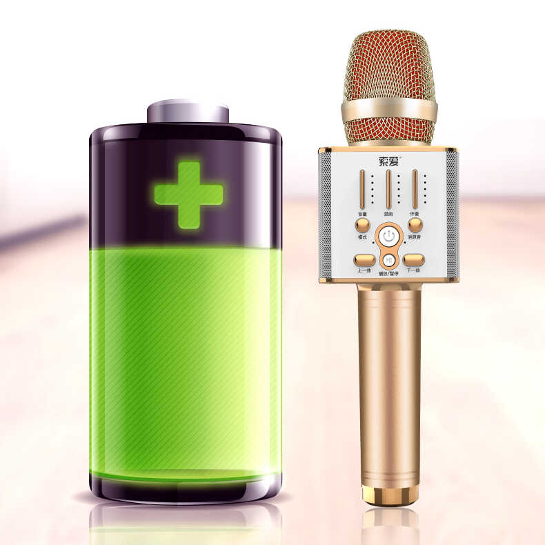 Soaiy MC1 Karaoke Mikrofon Rose Gold