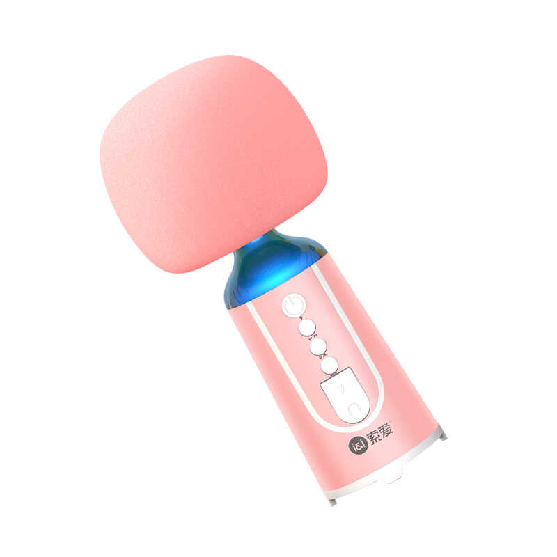 Soaiy MC11 Karaoke Mikrofon Pembe