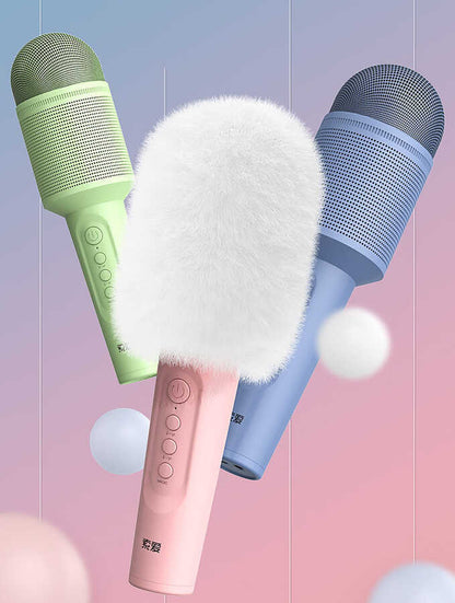 Soaiy MC8 Karaoke Mikrofon Mavi