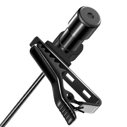 Soaiy MK3 3.5mm Canlı Yayın Yaka Mikrofonu Siyah