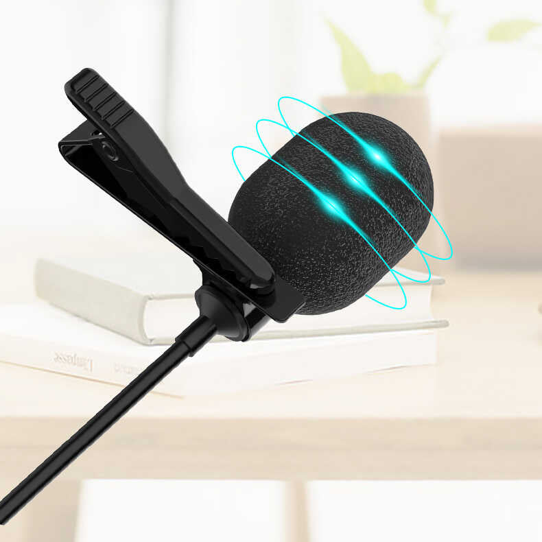 Soaiy MK3 Lightning Canlı Yayın Yaka Mikrofonu Siyah