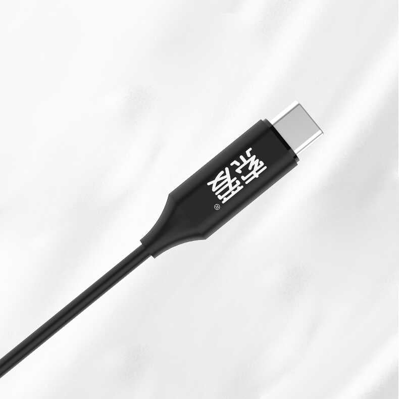 Soaiy MK3 Type-C Canlı Yayın Yaka Mikrofonu Siyah