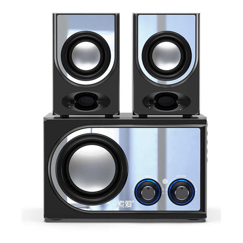 Soaiy SA-C2 Usb Speaker Hoparlör Siyah