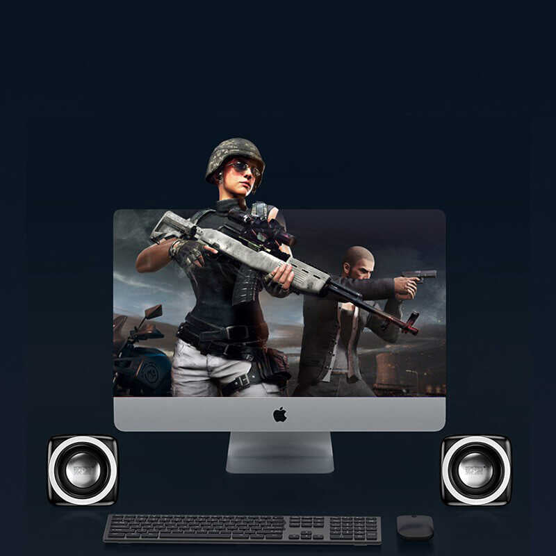 Soaiy SA-C5 Usb Speaker Hoparlör Siyah