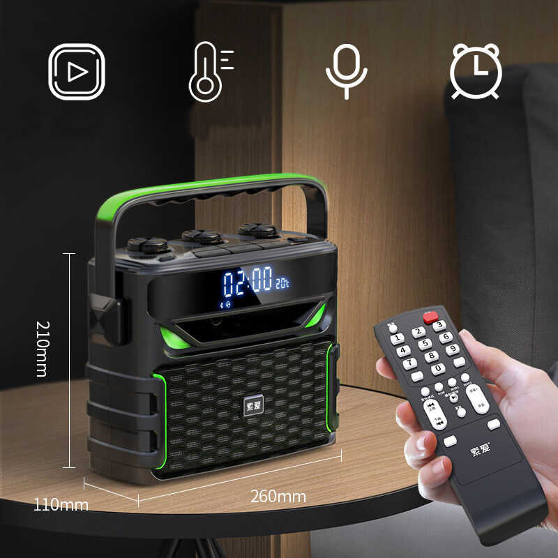 Soaiy SA-Q23S Bluetooth Speaker Hoparlör Siyah