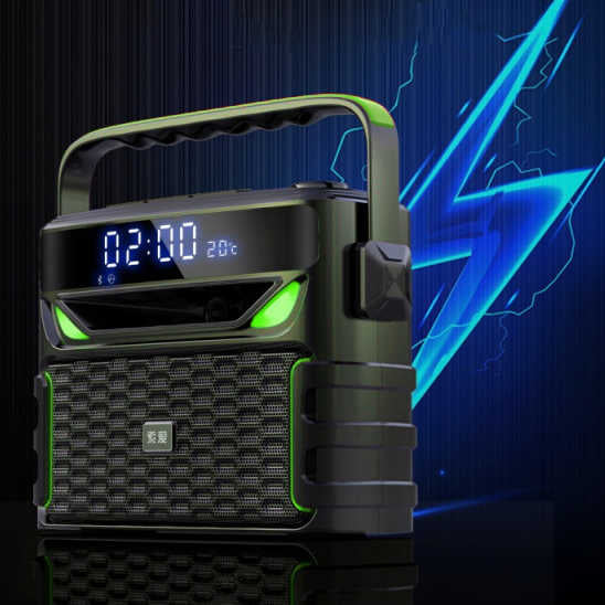 Soaiy SA-Q23S Bluetooth Speaker Hoparlör Siyah