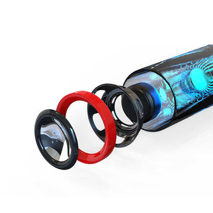 Soaiy SH19 Simple Versiyon Bluetooth Speaker Hoparlör Kırmızı