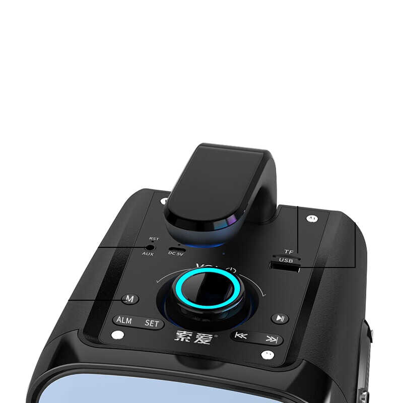 Soaiy SH25 Bluetooth Speaker Hoparlör Beyaz