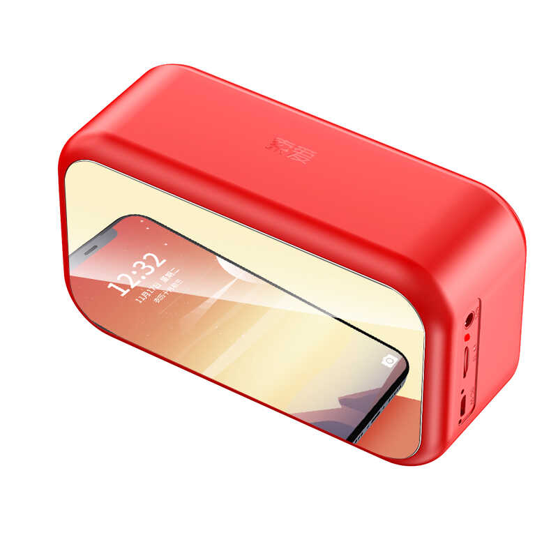 Soaiy SH32 Bluetooth Speaker Hoparlör Kırmızı