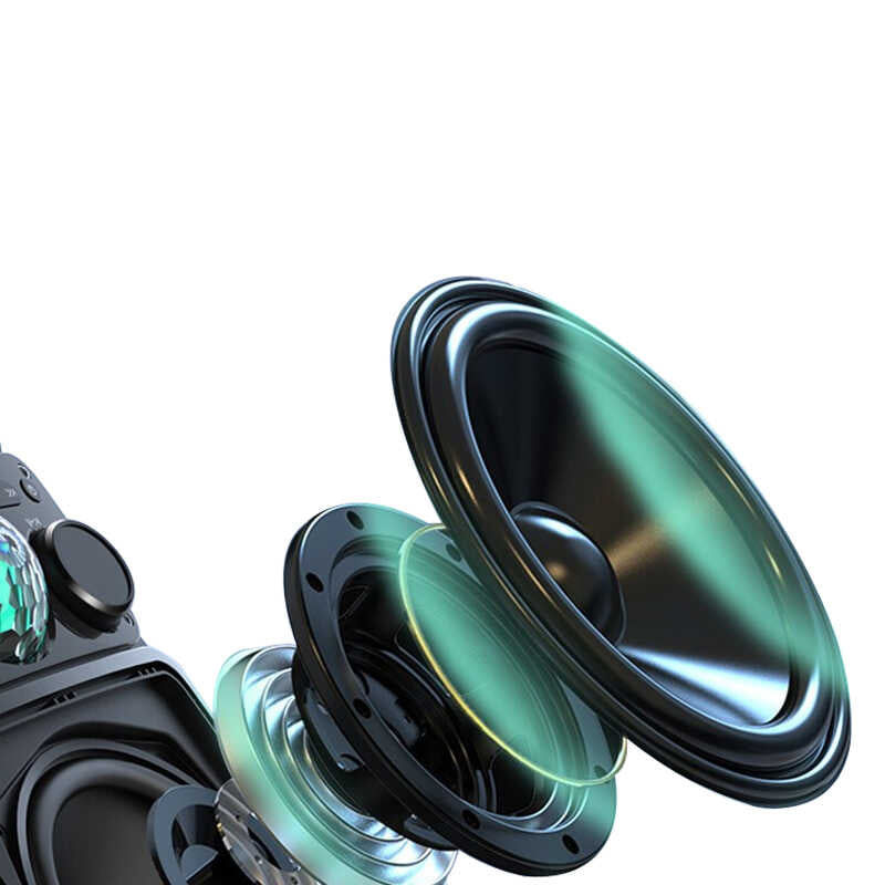 Soaiy SH35 Bluetooth Speaker Hoparlör Siyah