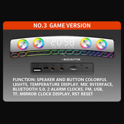 Soaiy SH39 Gaming Bluetooth Speaker Hoparlör Siyah