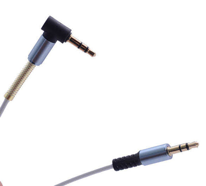 Yaylı Spiral Aux Kablo Sarmal Aux Kablo Siyah