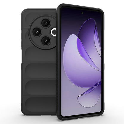 Tecno Spark 30 4G Kılıf Esnek TPU Oyuklu Arka Yüzey Tasarımlı Zore Etnik Silikon Kapak
