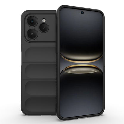 Tecno Spark 40 Kılıf Esnek TPU Oyuklu Arka Yüzey Tasarımlı Zore Etnik Silikon Kapak
