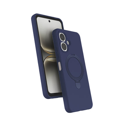 Tecno Spark Go 2 Kılıf M-safe Şarj Özellikli Standlı Zore Samara Kapak