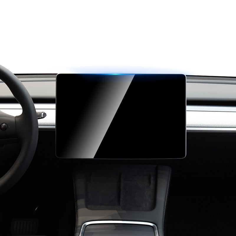 Tesla Model Y CaseWorld Araç Multimedya Uygulama Aparatlı Ekran Koruyucu Şeffaf