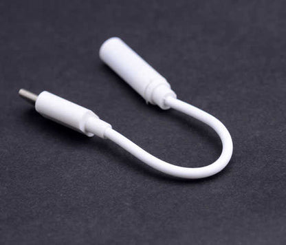 Type-C Kulaklık Çevirici 25cm Beyaz