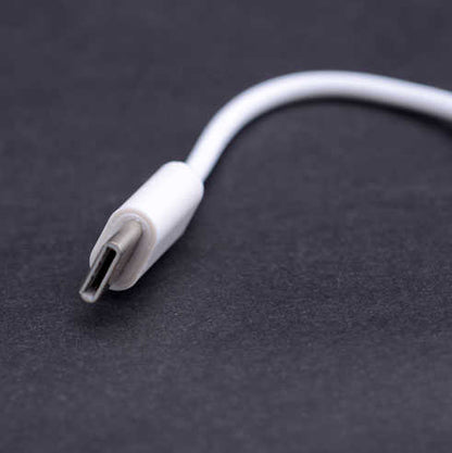Type-C Kulaklık Çevirici 25cm Beyaz