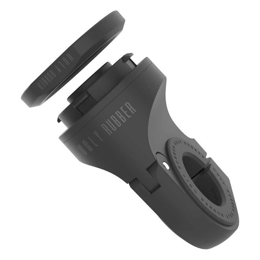 Ugly Rubber Y Ride Mount Motosiklet Telefon Tutucu Siyah