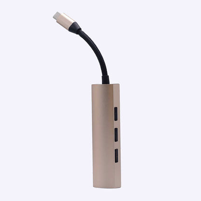 Usb Çoğaltıcı Usb-C To Usb 3.0 HUB Adaptör Gold