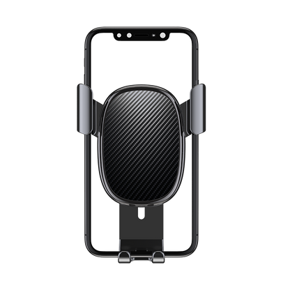 Voero X11 Karbon Araç Telefon Tutucu Siyah