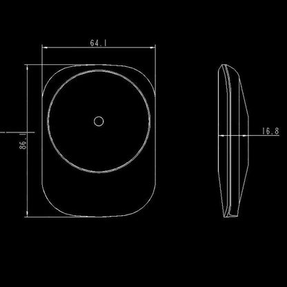 Vokamo WRL-01 Mıknatıslı Kablosuz Şarj Araç Telefon Tutucu Siyah