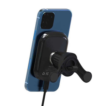 Vokamo WRL-01 Mıknatıslı Kablosuz Şarj Araç Telefon Tutucu Beyaz