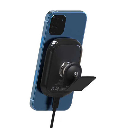 Vokamo WRL-01 Mıknatıslı Kablosuz Şarj Araç Telefon Tutucu Siyah