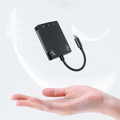 Wiwu 3 in 1 Live Broadcast Lightning Ses Adaptörü Siyah