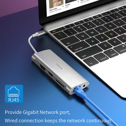 Wiwu Alpha 11 in 1 Type-C Hub Gümüş