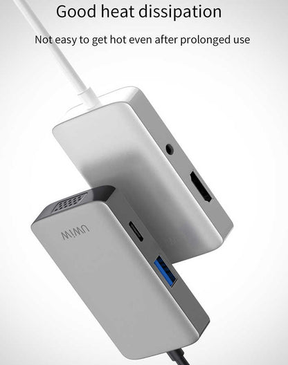 Wiwu Alpha 513HVP Type-C VGA Adaptörü Gri